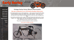 Desktop Screenshot of earlyharley.com