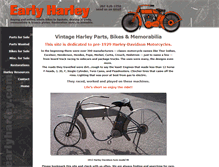 Tablet Screenshot of earlyharley.com
